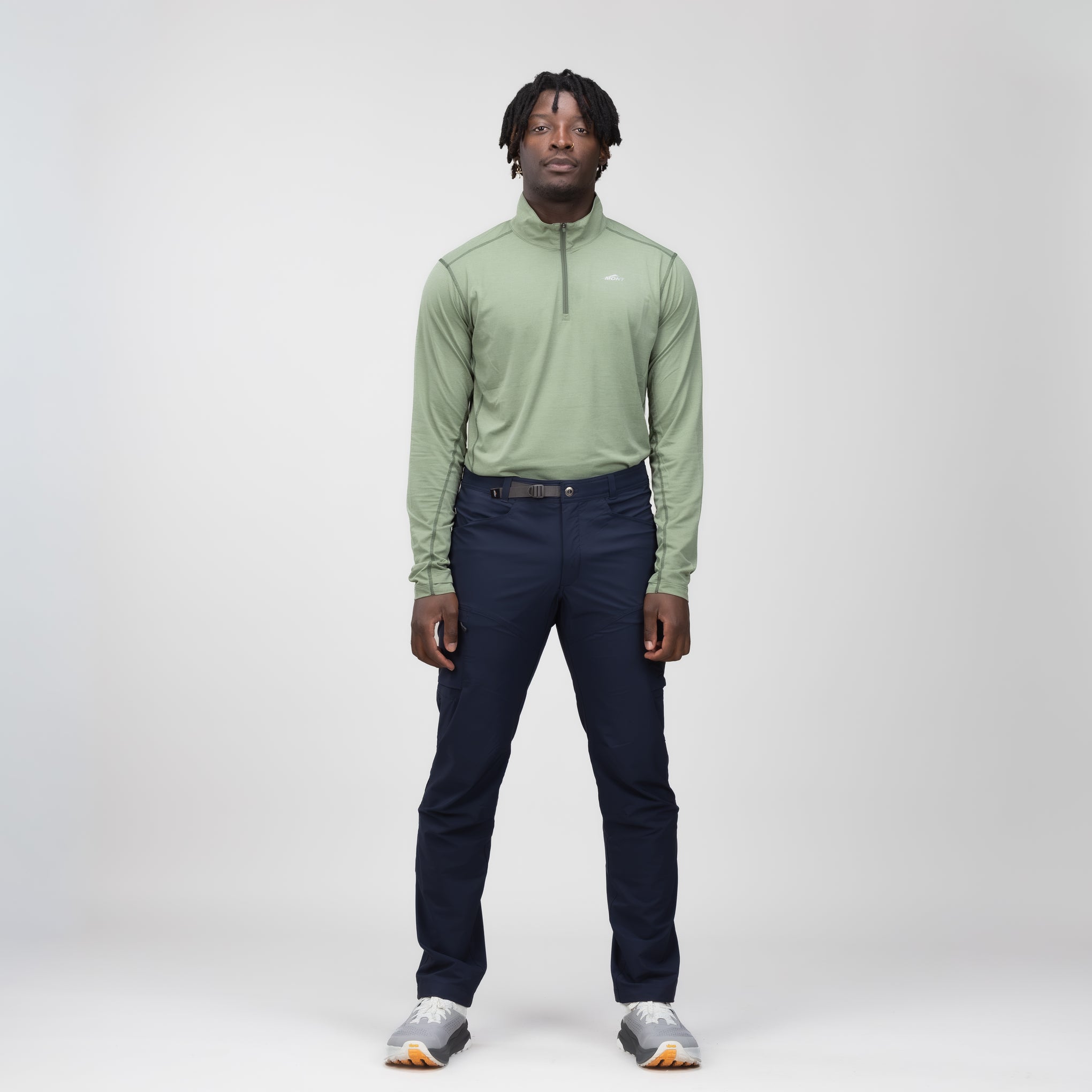 Sundance Long Sleeve Zip Polo Men's