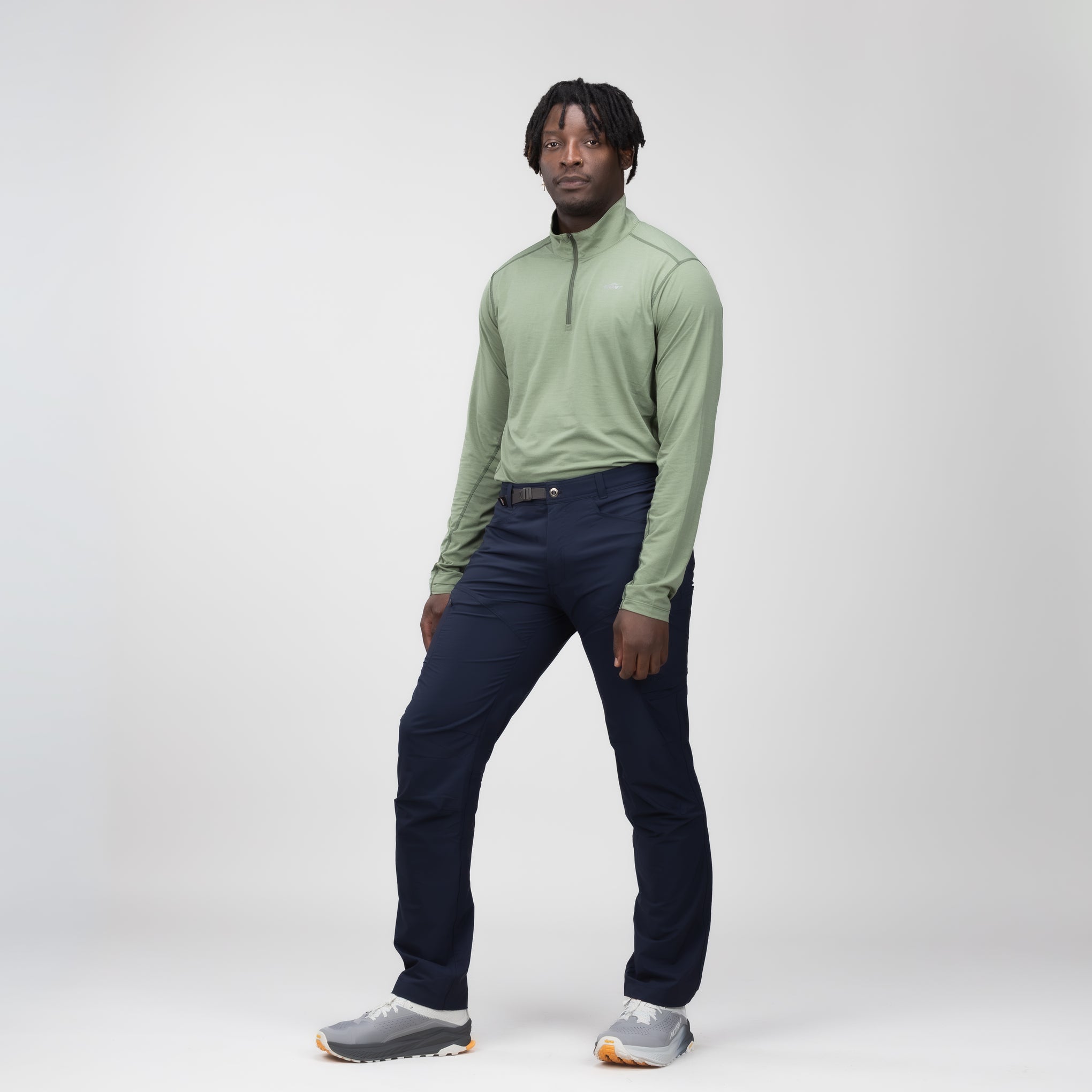 Sundance Long Sleeve Zip Polo Men's