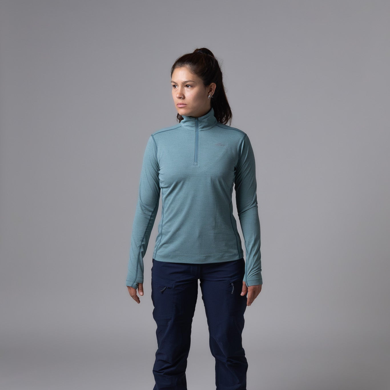 Sundance Long Sleeve Zip Polo Women's