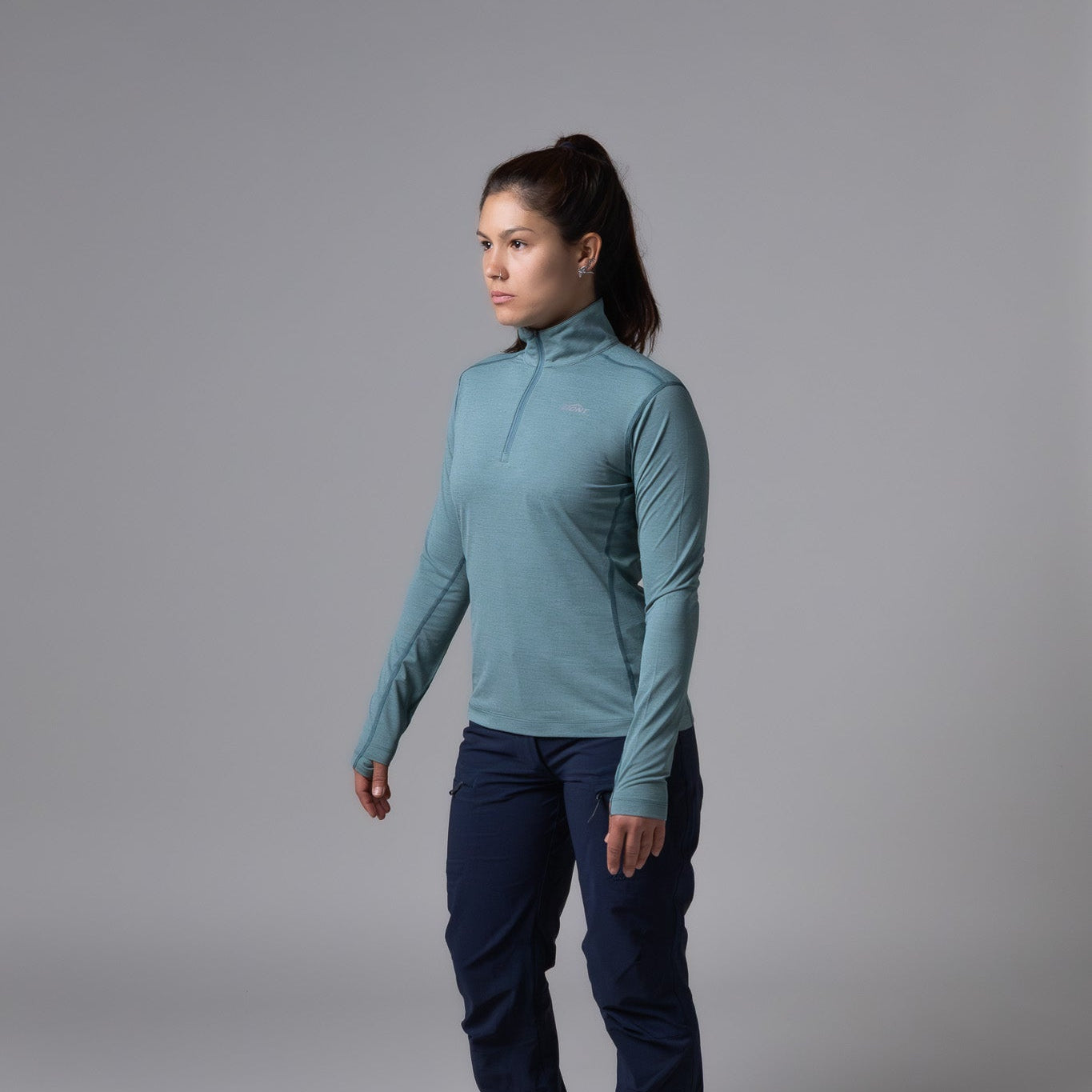 Sundance Long Sleeve Zip Polo Women's